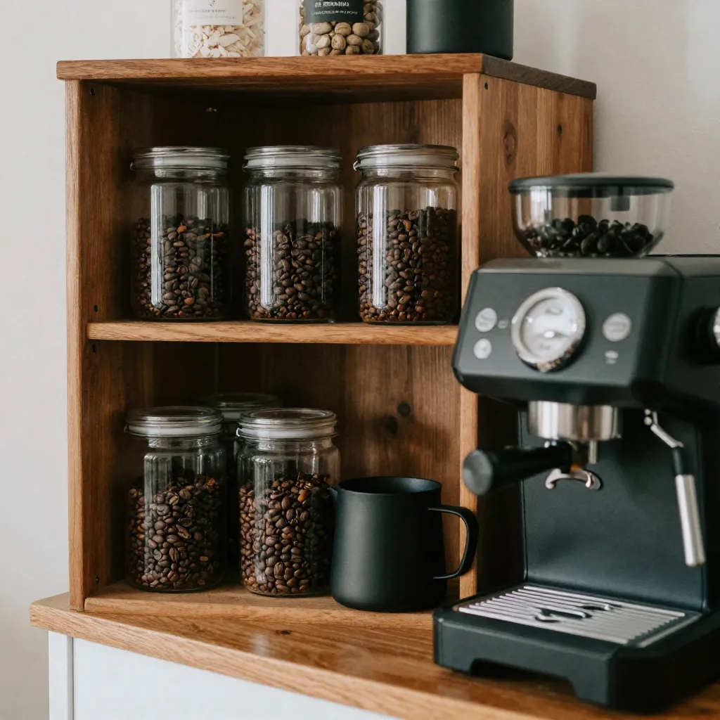 Double-walled glass tea service